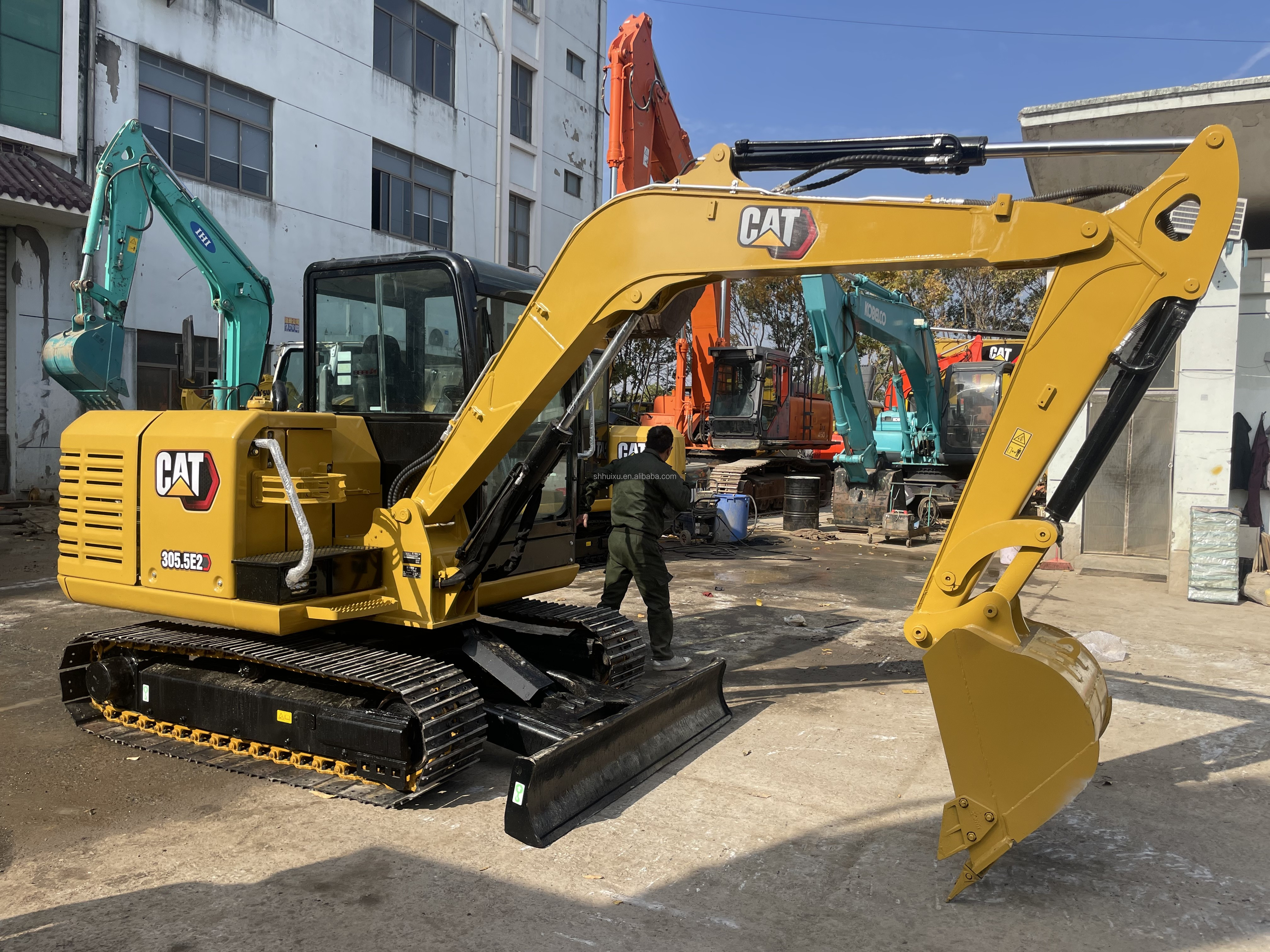 Used excavators CAT 305.5 307.5 308 320D for sales secondhand excavator building machines