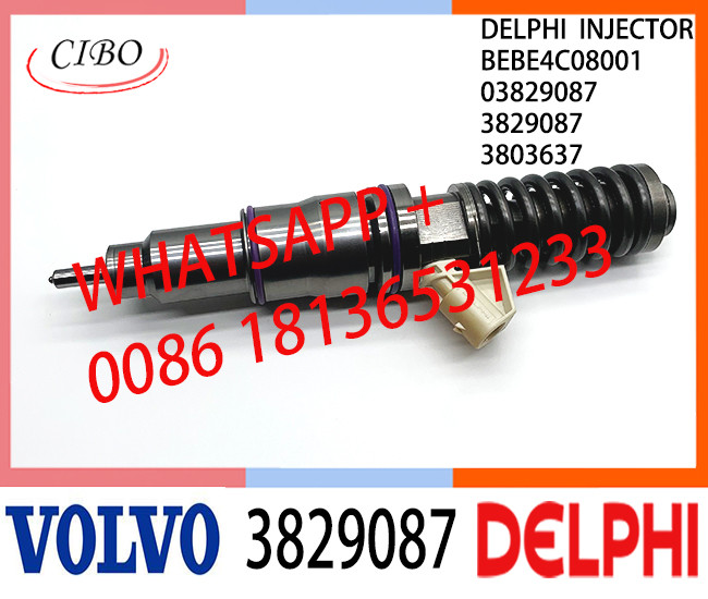 Common Rail Fuel Diesel Injector BEBE4C08001 03829087 3803637 3829087 E1 for VOL TRUCK 16 LITRE INDUSTRIAL