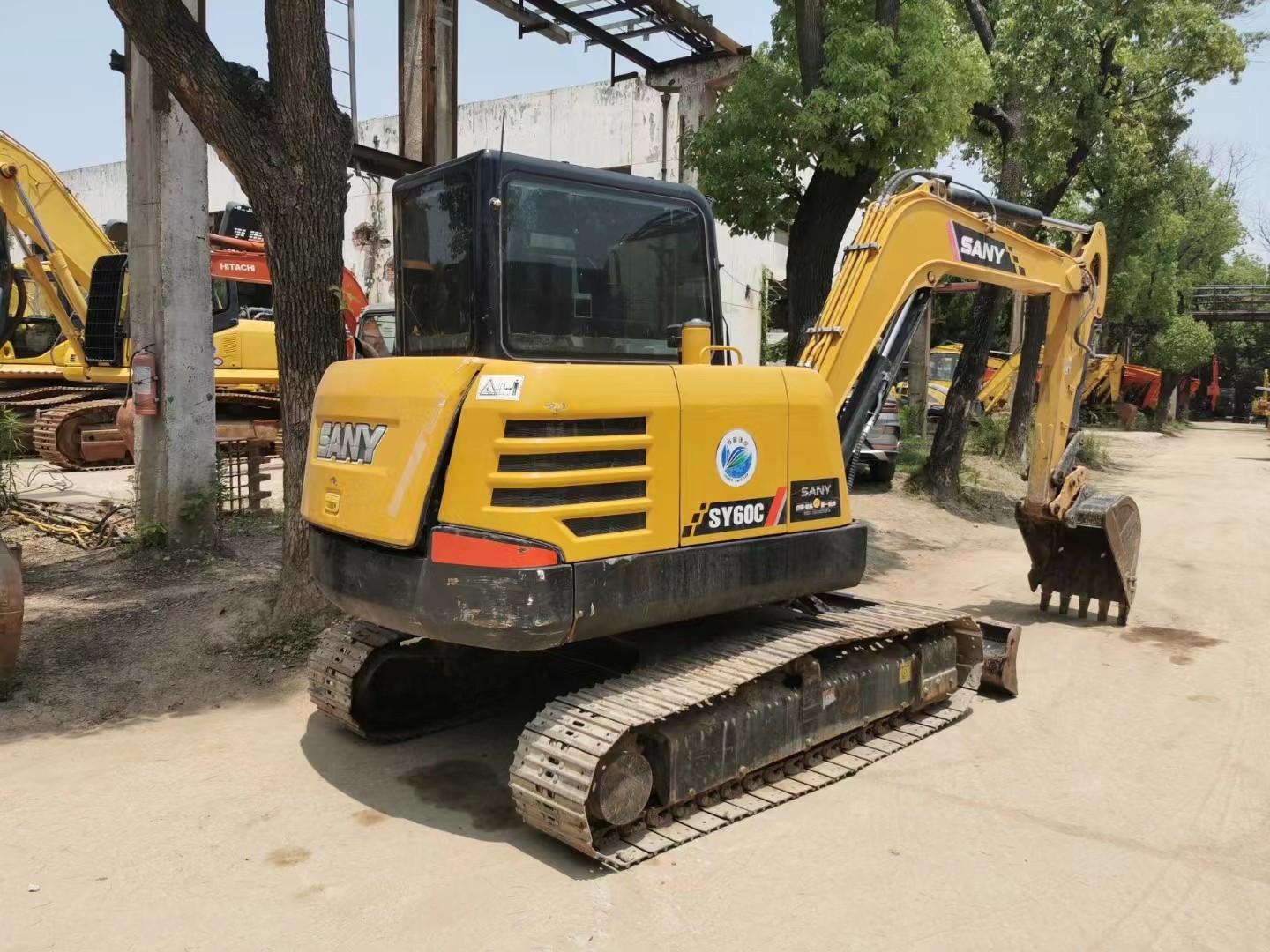Used Construction Machinery Sany SY60C Crawler Excavator 6 Ton