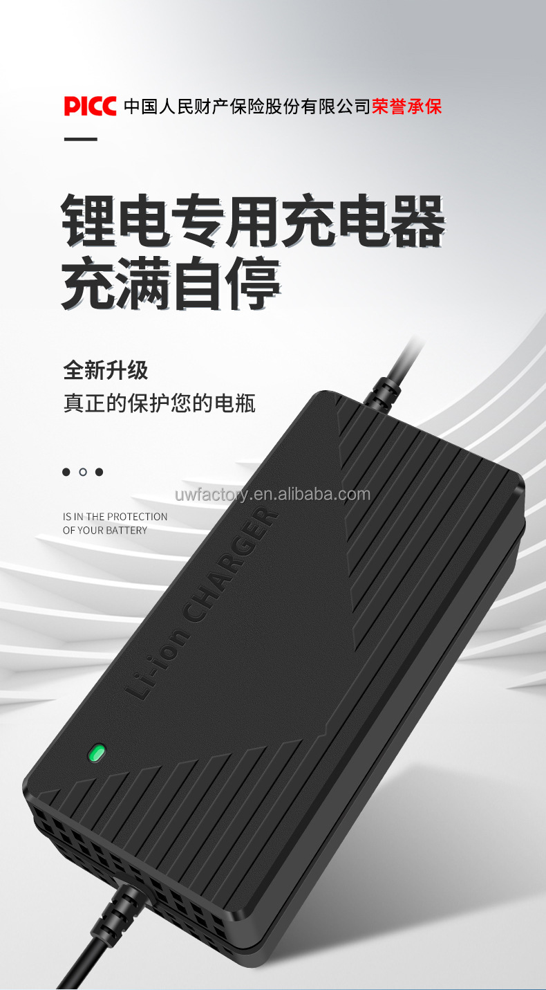 Overvoltage Protection 24V Lithium Battery Charger Ternary 7-Series 36V 58.8V 29.4V2A5A10A20A 30A for Lithium Batteries