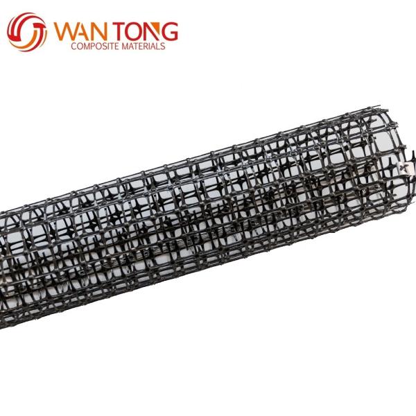Black PP Biaxial Geogrid for 40-40kn Tensile Strength in General Sea Reclamation