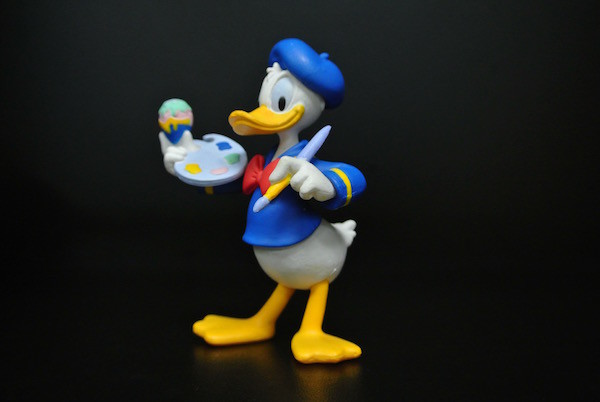Painting Style Donald Duck Action Figure For Children OEM / ODM Acceptable