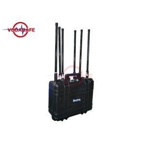 6 Frequencies Anti Drone Jammers , Drone Communication Jammer Easy Transportatio