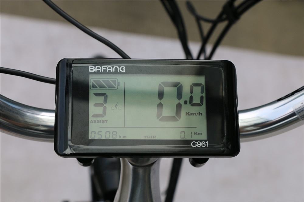 700C 250W Mid Drive Electric Bike 10.4Ah Lithium Battery Electric Bicycles For Adults