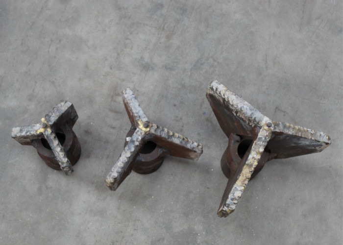Carbon Steel Water Well Drill Bits / 3 Wings PDC Drill Bits For Underground Mining
