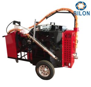2KW Concrete And Asphalt Crack Sealer Machine Hand Push Type Red Color