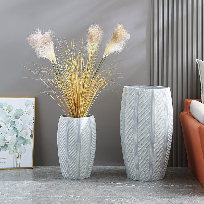 Customed Fiber Clay Planter