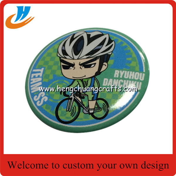 Cheap price custom tin bade,school metal tin badge with cheap price