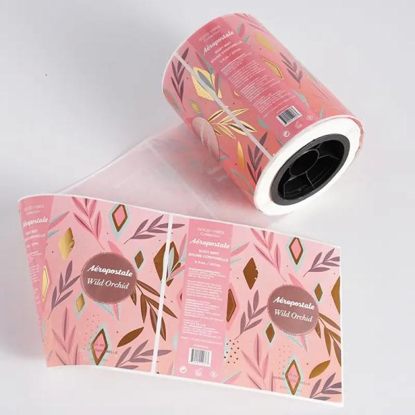 Custom Privet Logo Cosmetic Bottle Labels Essential Oil Bottle Package Label