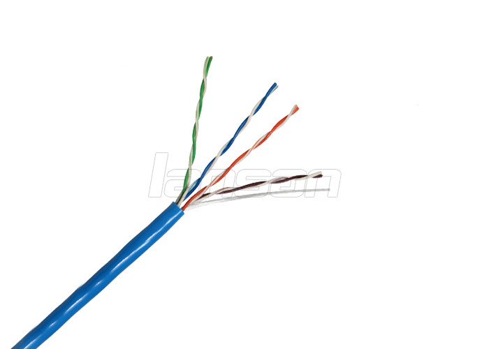 0.50mm 24AWG HDPE Cat5e Lan Cable For Communication Fluke Test
