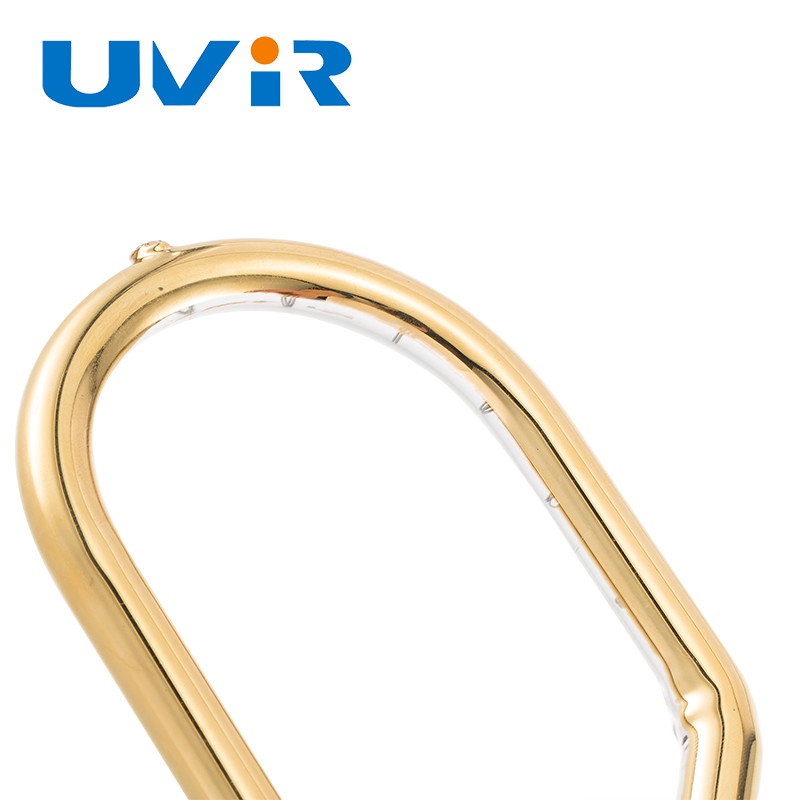 Gold/White/Clear Coated 33-606mm Ring Infrared Lamps with Customized Designs