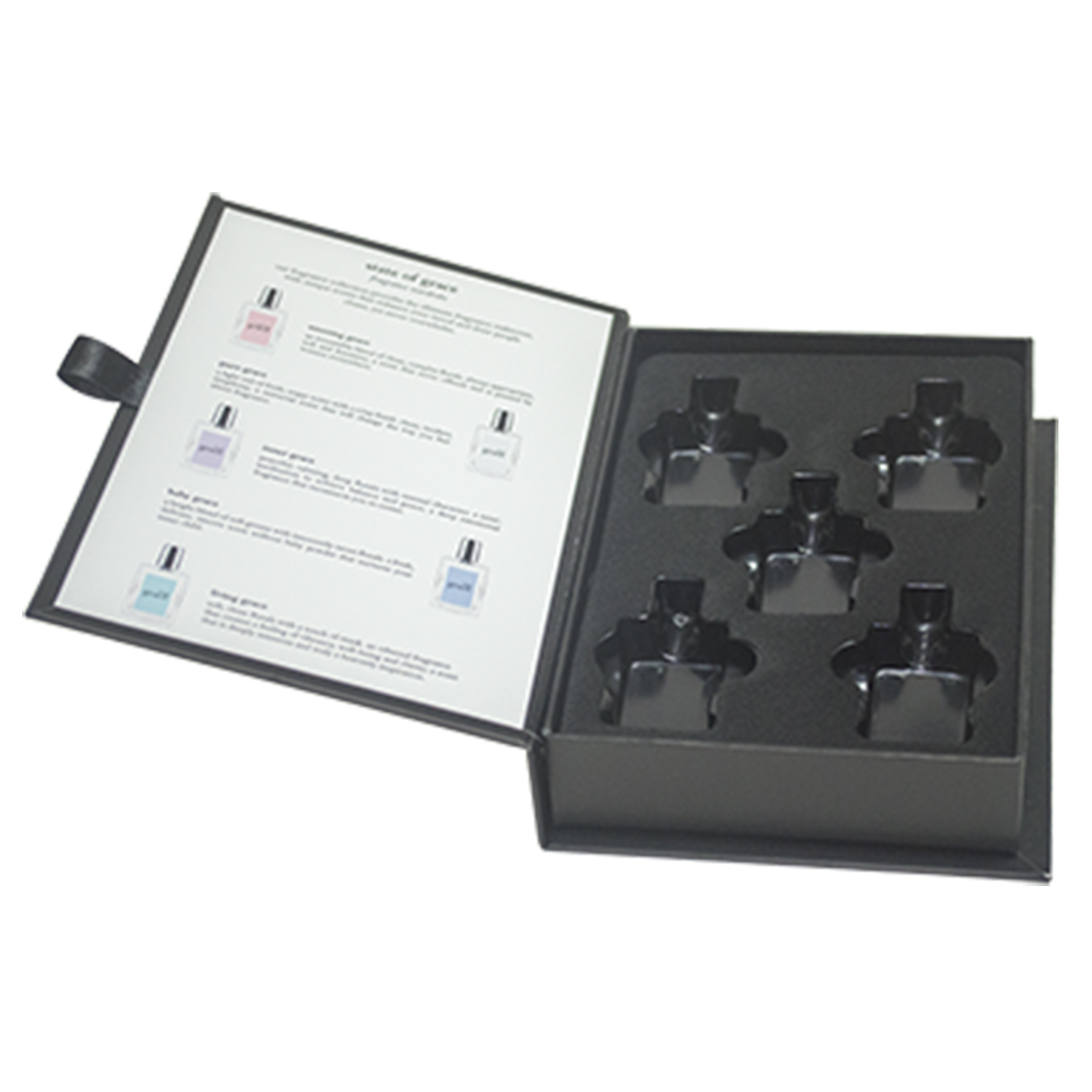 CMYK Perfume Packaging Box Hinged Lid Custom Perfume Boxes