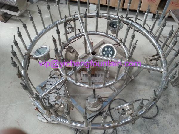 Stainless Steel 304 Water Fountain Equipment With Music / Electrical Control