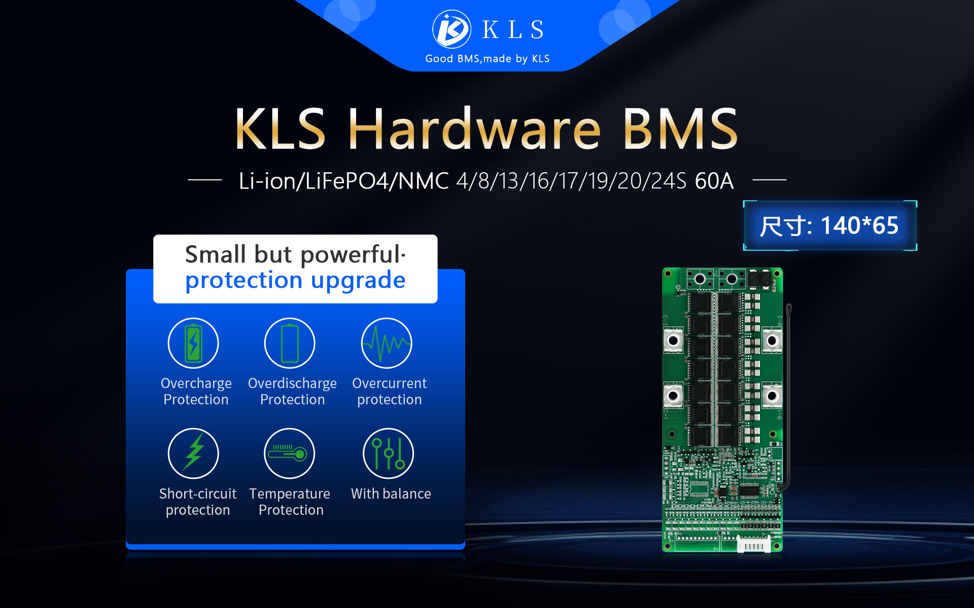 OEM 16S-24S Bms Board For Lithium Ion Battery Pack In Electric Scooter & Motorcycles