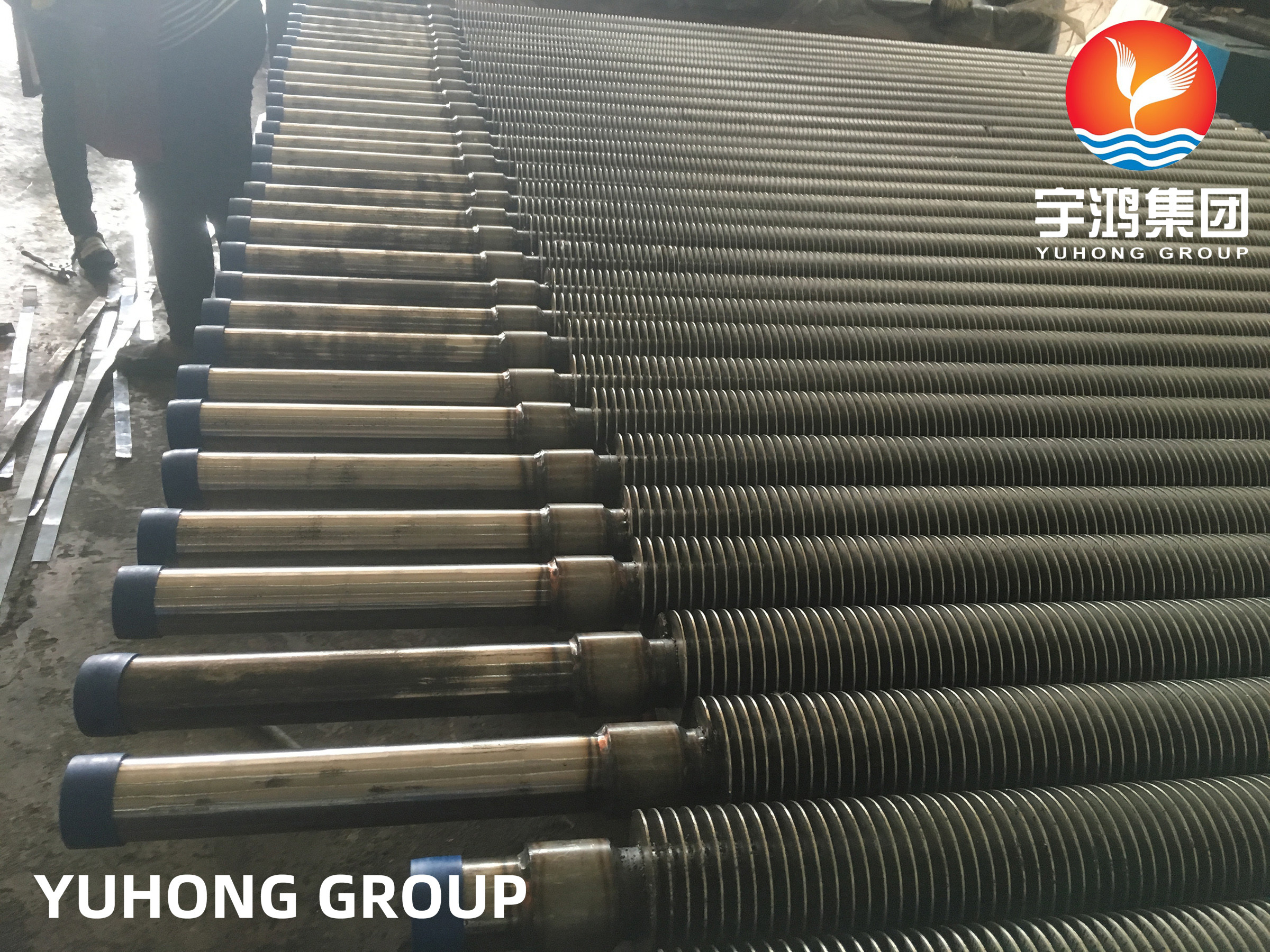 ASTM A213 T5 T11 T12 Alloy Steel HFW Finned Tube For Heat Exchanger