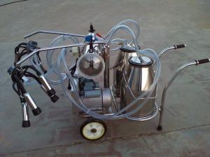 China XD32B2  Twin Buckets and Vacuum Pump Electric motor-driven mobile  milking machine on sale