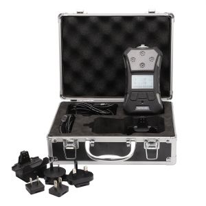 China Portable Black Muiti Gas Detector With Filter With Man Down Alarm Function on sale