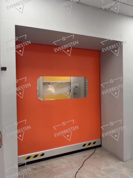Repairable Plastic Rolling Industrial Roller Doors No Dust High Speed Zipper