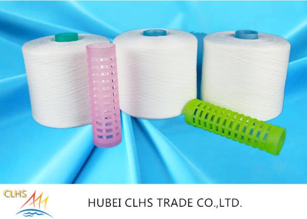 Dyeing Tube Raw White 100% Polyester Ring Spun Yarn 40/2