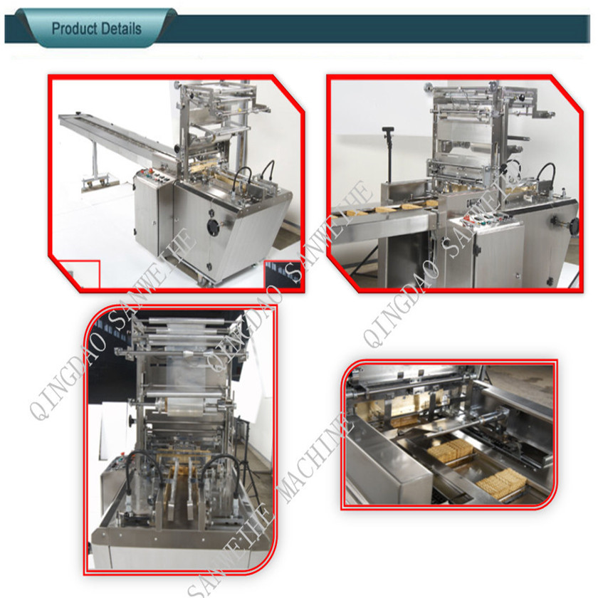 Rice Cake Biscuit Wrapping Wafer Pacaging Machine End Fold Type
