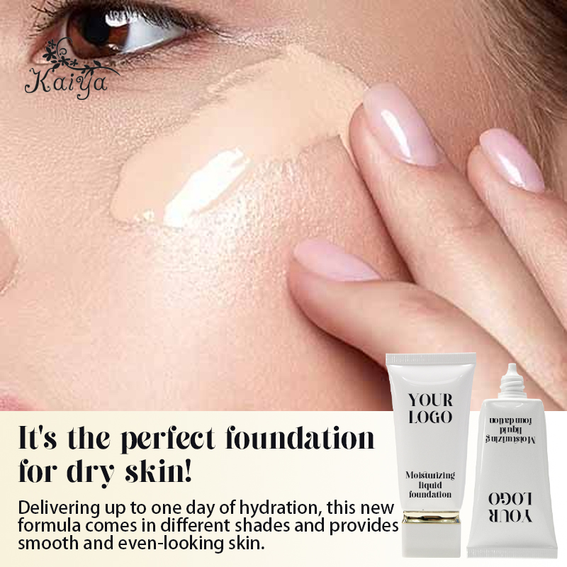 High Quality Full Coverage Private Label Vegan Waterproof Face Concealer Makeup Matte Liquid Foundation for Black Skin