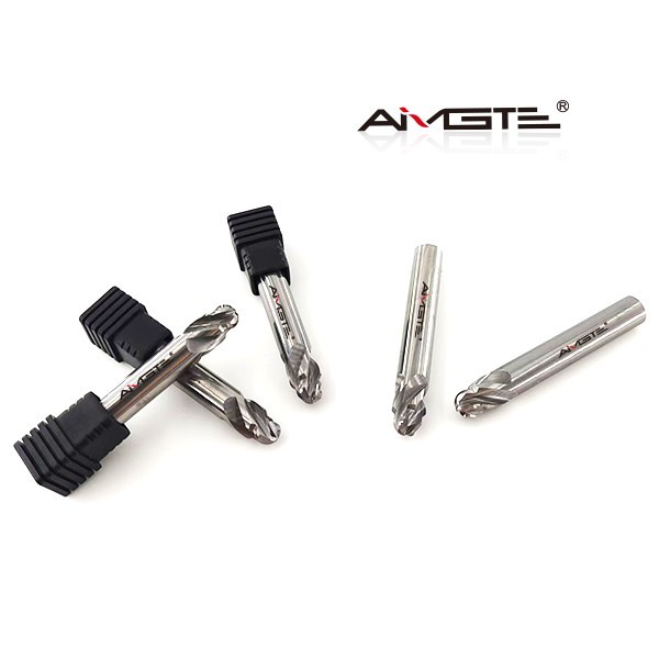 Carbide Bull Nose End Mill Cutter h6 Form End Mill High Precision For 3D Profiling