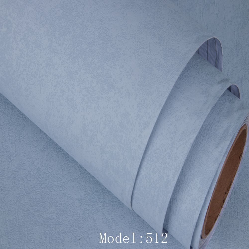 Smoke Proof Pink Fabric Wall Paper For Girls Peel Off Stick Textured Fabric Wallpaper