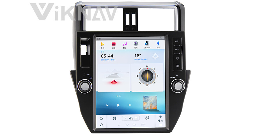 12.1 Inch Touch Screen Car radio For 2010-2013 Toyota Prado Navigation GPS Multimedia DVD Player Wireless Carplay 4G