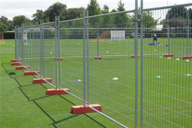 Galvanized 2.4m X 2.1m Anti Climb Temporary Fence Panel Heras Security Fence Panels