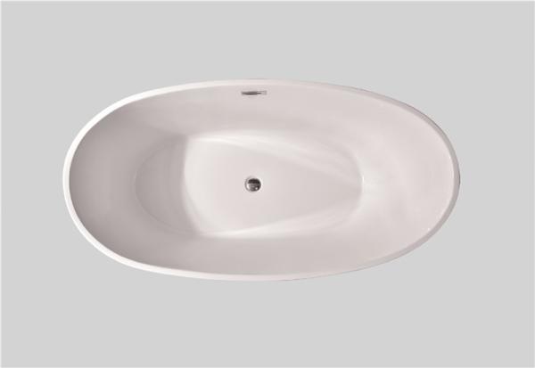 Factory Directly Pure Acrylic Bath Tub Freestanding Modern Style White Kid