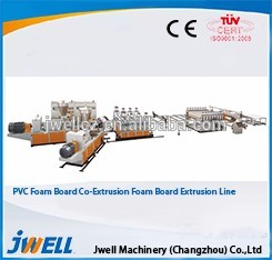 Jwell PVC Free Foaming/UV Lmitation Marble Board Extrusion Line