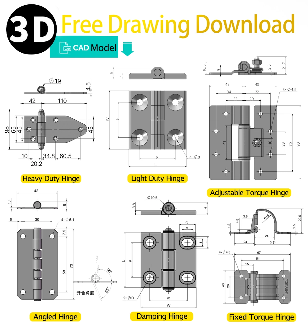 Stainless Steel Door Hinges Furniture Hinges
