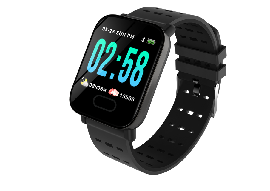 Ip67 Woman Health Blood Pressure Heart Rate Monitor Sports Fitness Tracking Smartwatch