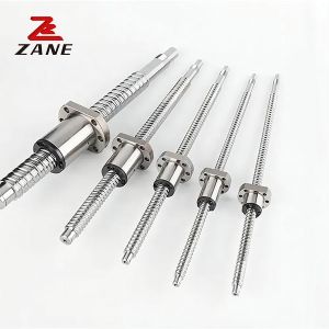 China Double Nuts DFU2505 Customized C7 C5 C3 Ball Screw And Nut 2505 Ball Screw For CNC on sale