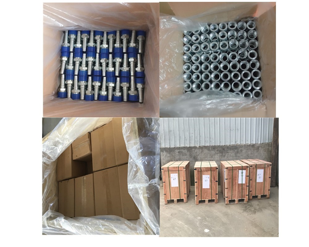 CNC lathe 00018 reusable hydraulic ferrule fittings for R7/R8 hose