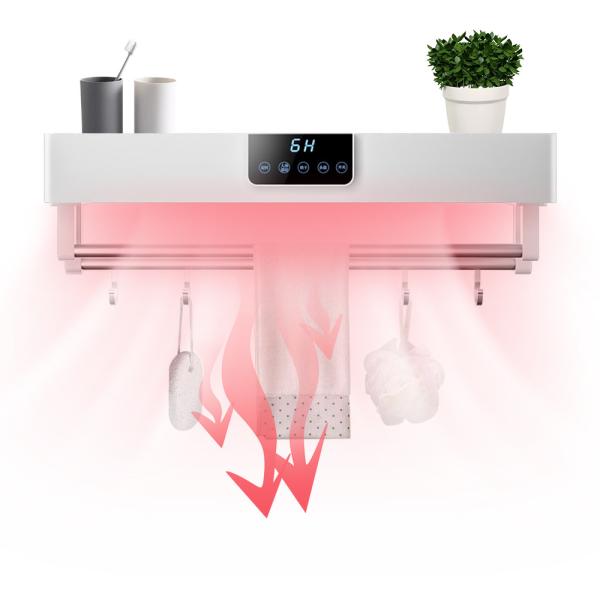 UV Disinfection Dehumidification Drying Towel Rack Waterproof Human Body
