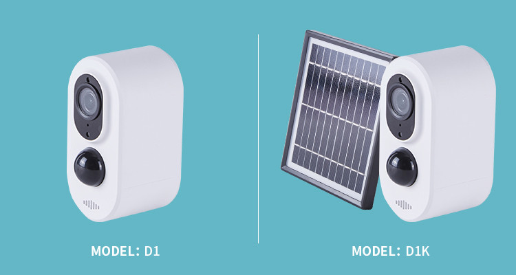 Glomarket Tuya Smart Home Wireless WiFi Camera Infrared Hd Night Vision Camera Supports Solar Charging Security Camara
