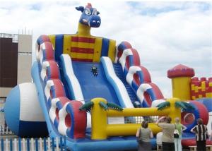  6.5M Height Commercial Inflatable Slide , Inflatable Rooster Slide With Attractive Design Manufactures