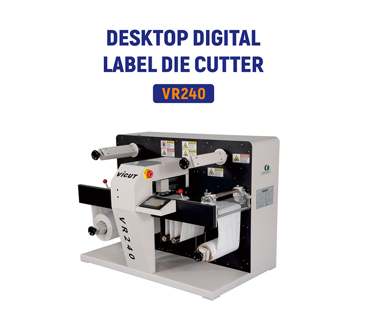 VR240 High Speed Label Cutting Machine with Cold Lamination and Auto Digital Roll Die Cut