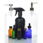 1oz 2oz 3oz Frosted Glass Lotion Bottles Boston Diffuser