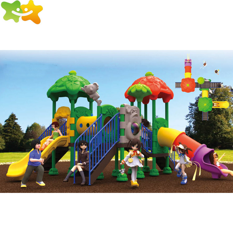 Outdoor Playground Toys Amusement Park Plastic Slide For Children