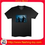 Led shoe light For 100% Cotton Flashing T-Shirt, Hip Hop T-Shirt HL-B5124