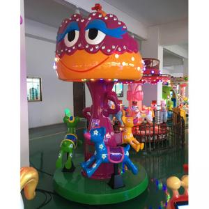  3 seats sika deer carousel with durable cartoon design for family entertainment center Manufactures