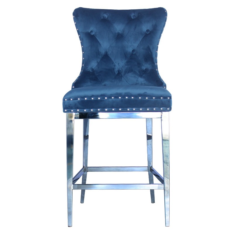 Upholstered velvet metal living room sofa Good Quality Leisure Chairs Metal Frame European Style chair