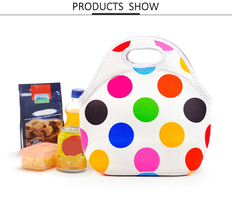 Waterproof Adult Sublimation Neoprene Lunch Bags