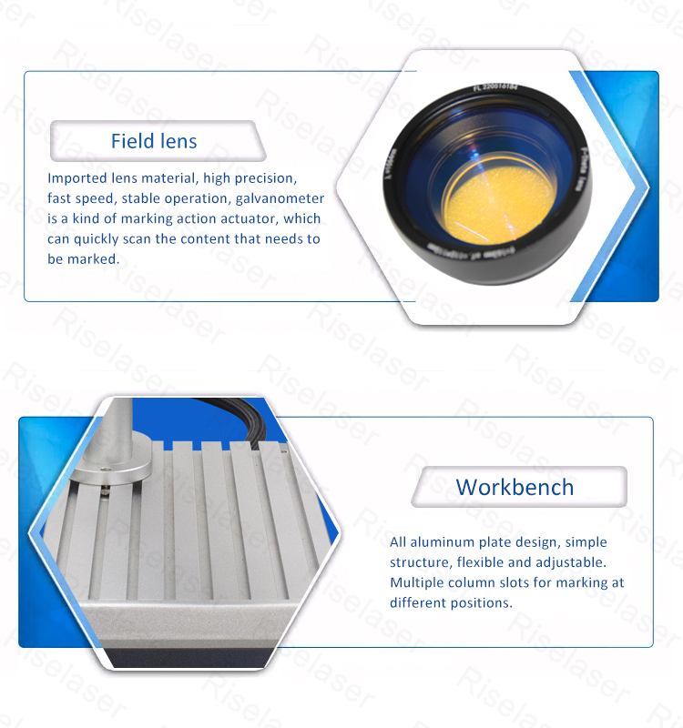 Mini 20w Fiber Laser Marking Engraving Machine For Metal Aluminum