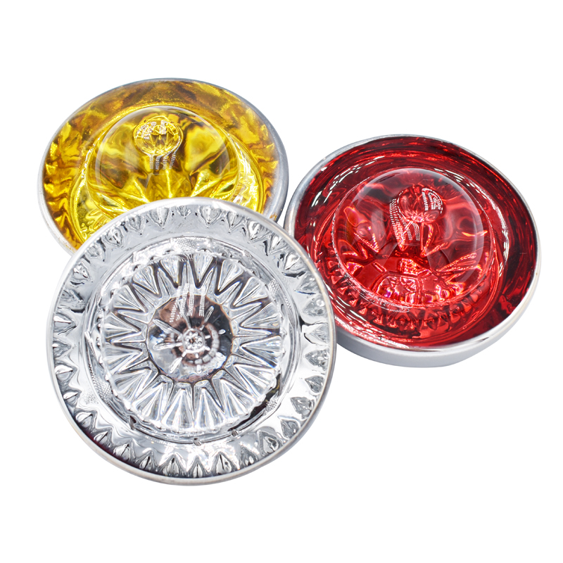 Temporary Road Stud With 50cm Height Solar Powered Glass Design Glass Material