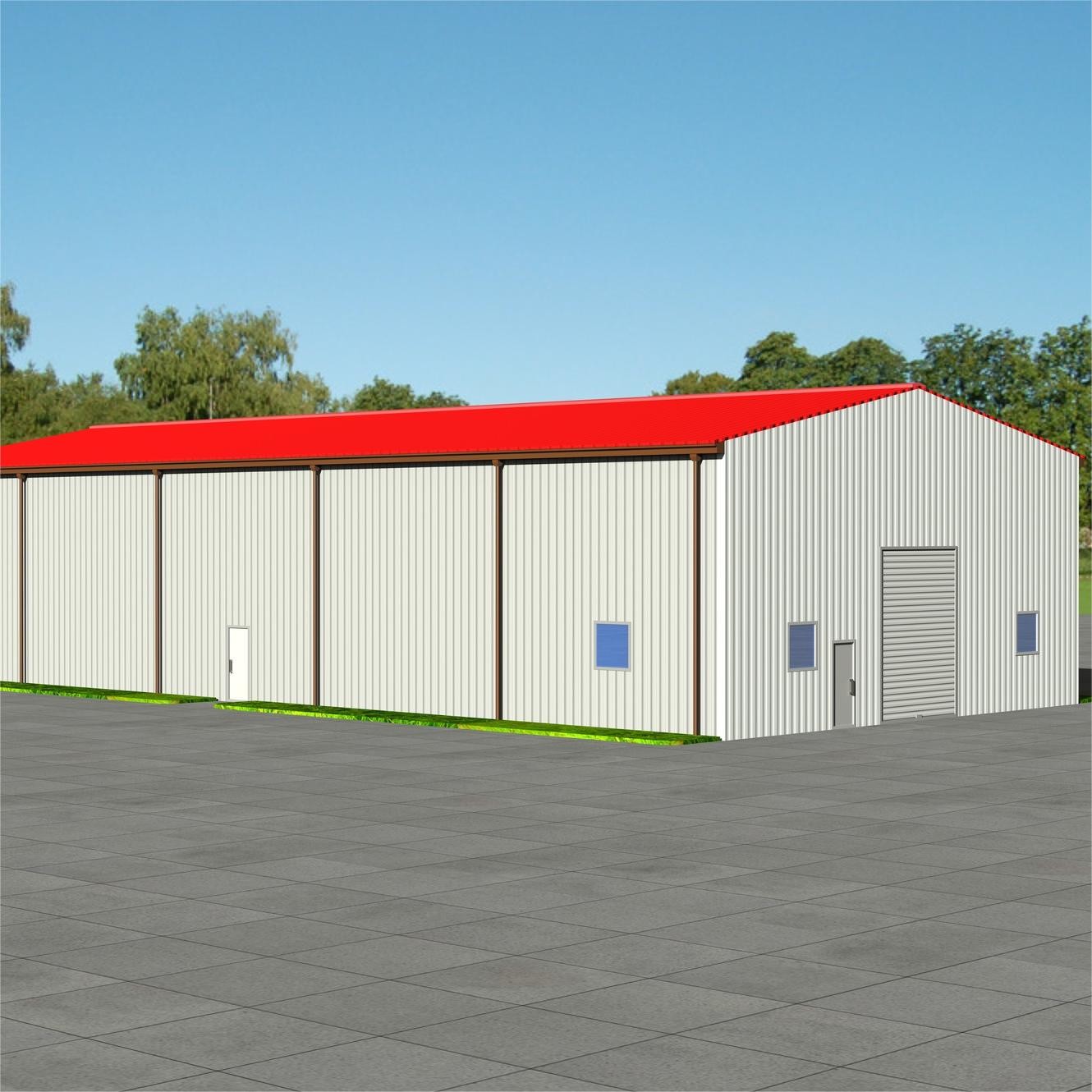High Quality Steel Structure Factory Building Warehouse Wind Resistant And Earthquake Resistant