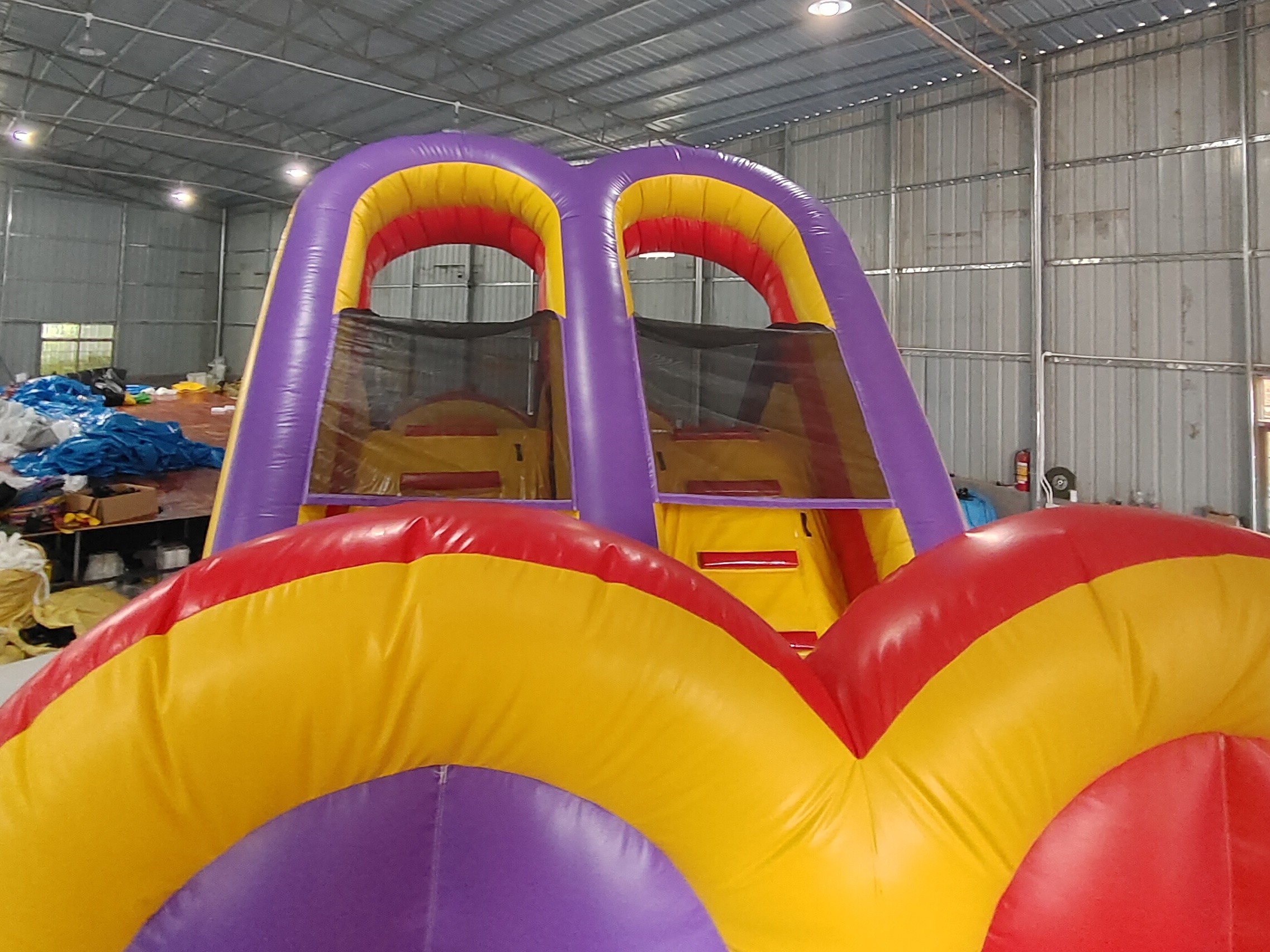 Pvc Tarpaulin Inflatable Obstacle Courses Outdoor Backyard Fun Run Sport For Toddler