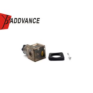 High quality DIN 43650A Solenoid Valve Coil Connector With LED Indicator Light